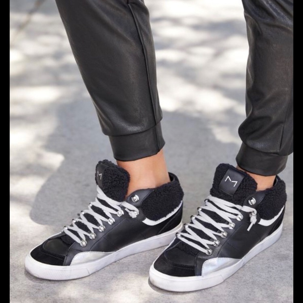 Marc Fisher - Merin sherpa hightop sneaker